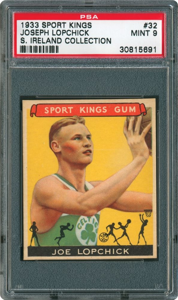 1933 Sports Kings Goudey Sports Joe Lapchick